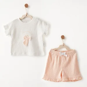 Andywawa Little Swan Love Takım, 2'li, Somon