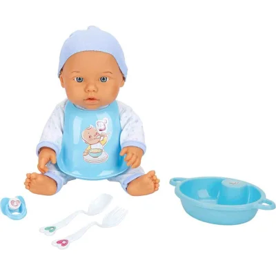 Sunman Bebelou Yemek Zamanı Sesli Bebek Seti 35 Cm 30021