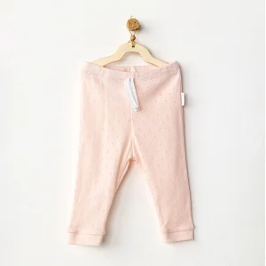 Andywawa Pants Jacquard Basic Pantolon, Koyu Pembe