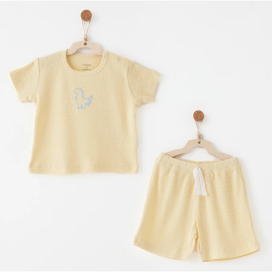 Andywawa Jacquard Special Modal Takım, 2'li, Sarı