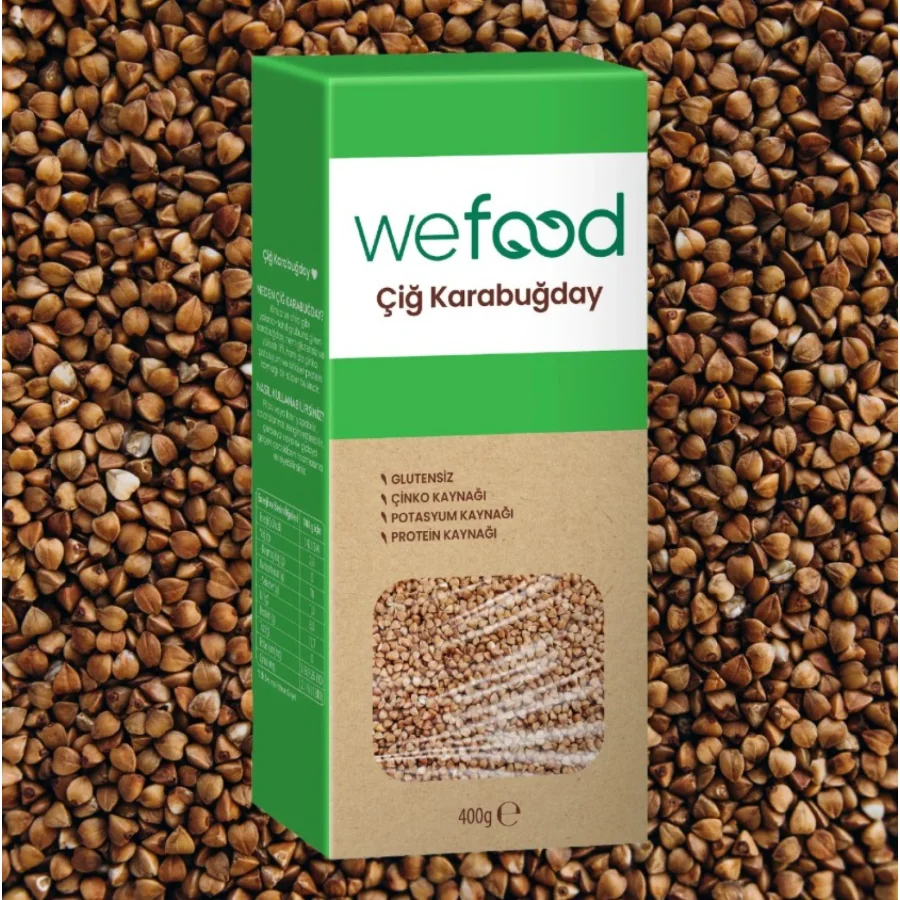 Wefood Çiğ Karabuğday, Glutensiz, 400 g