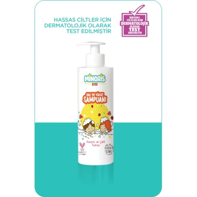 Minoris Kids Organik Saç ve Vücut Şampuanı 400 ml