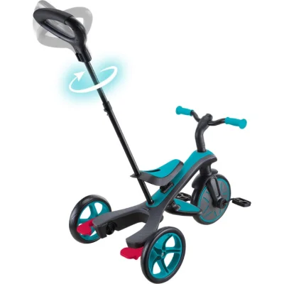 Globber Explorer 4in1 Trike Bisiklet, Mavi
