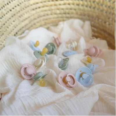 Bibs Colour Kauçuk Emzik, 6-18 Ay, Blush