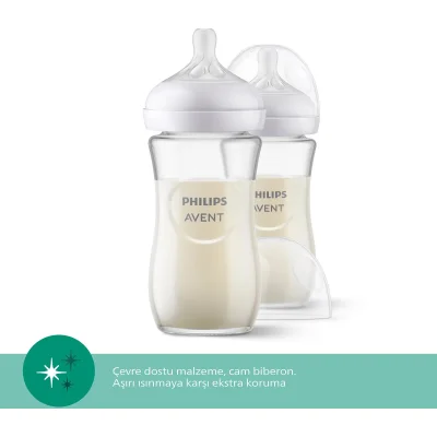 Philips Avent Doğal Tepkili Natural Response Cam Biberon, 120 ml, 0+ Ay