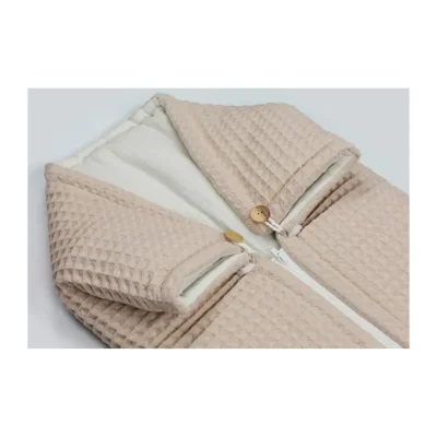 Bistyle Fermuarlı Natural Life Pike Battaniye Boy, Bej