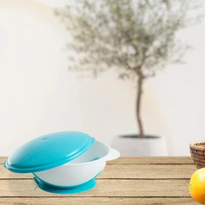 BabyJem Vakumlu Mama Tabağı, Mavi