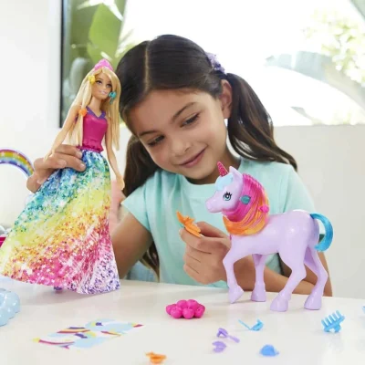 Barbie Dreamtopia Bebek ve Tek Boynuzlu At