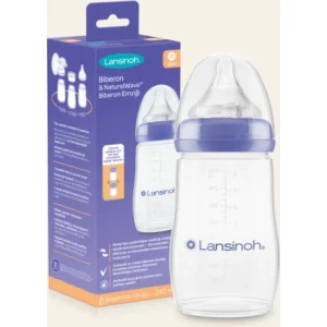 Lansinoh Biberon Natural Wawe Biberon Emziği 240 ml