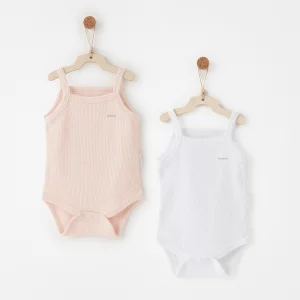 Andywawa Special Modal Askılı Badi, 2'li, Pembe, Beyaz