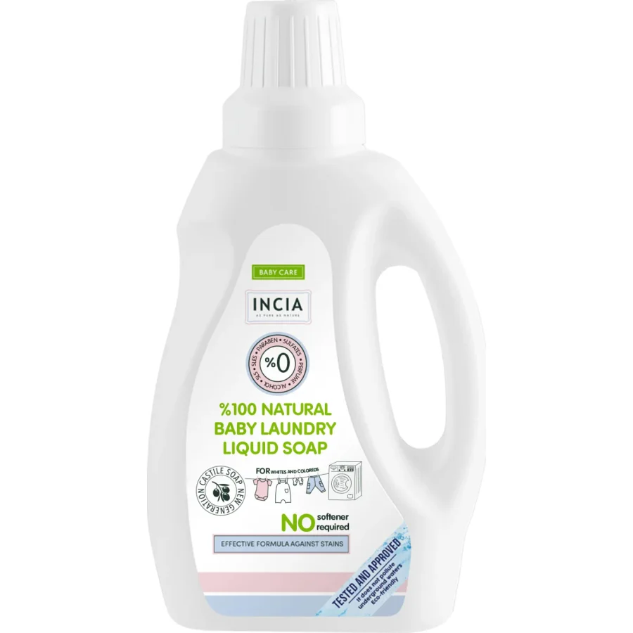 İncia Doğal Bebek Çamaşır Deterjanı 750 ml