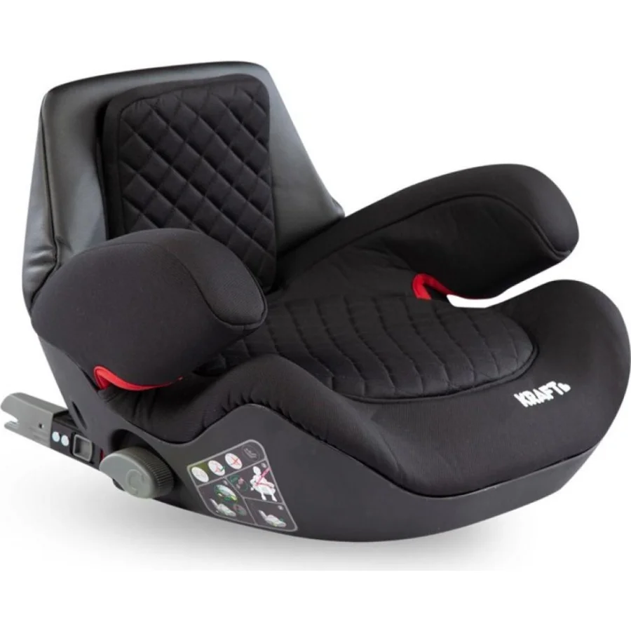 Kraft Opal Fix Booster 15-36 kg Yükseltici, Siyah