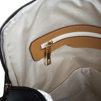 M&Y Holifera Deri Anne Bebek Bakım Çantası, Siyah