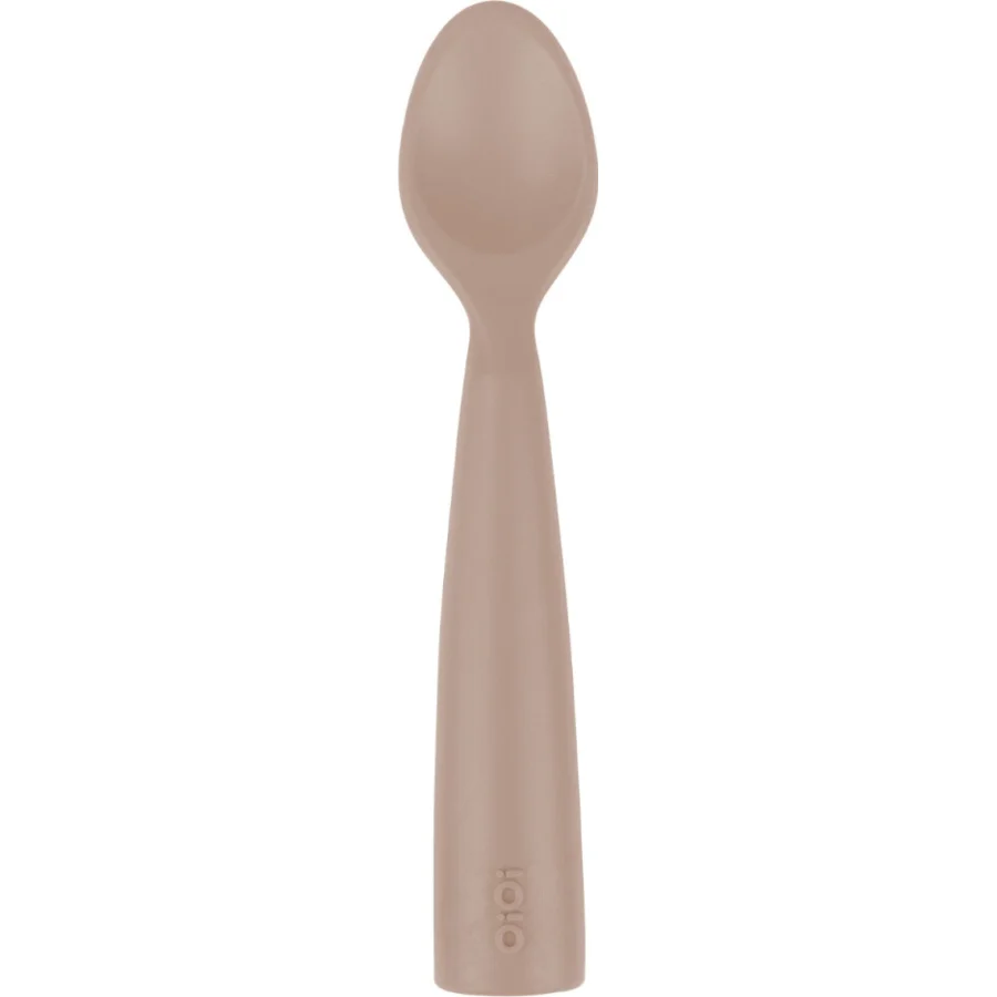 OiOi Nam Nam Silikon Mama Kaşığı, Bubble Beige
