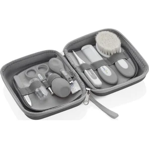 BabyJem Bebek Bakım Seti, 9 Parça, Gri