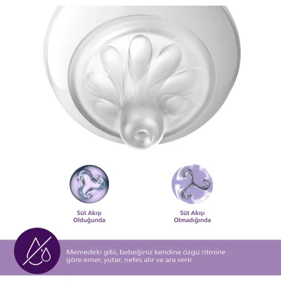 Philips Avent Doğal Tepkili Natural Response Biberon Emziği No:3 1+ Ay, 2'li