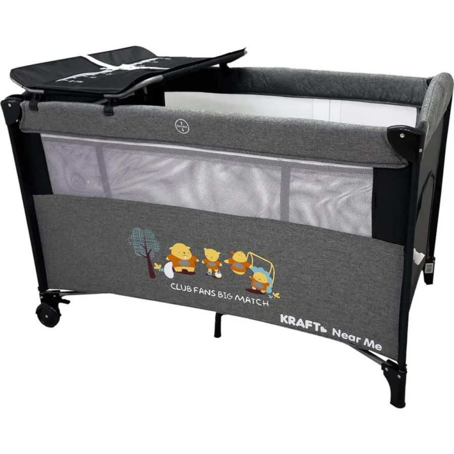 Kraft Near Me Anne Yanı Oyun Parkı, 70x120, Siyah