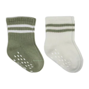 Bistyle Çemberli Kaymaz Soket Çorap, 2'li, Nil, Ekru