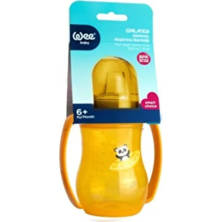 Wee Baby Akıtmaz Kulplu PP Antikolik Bardak, 250 ml