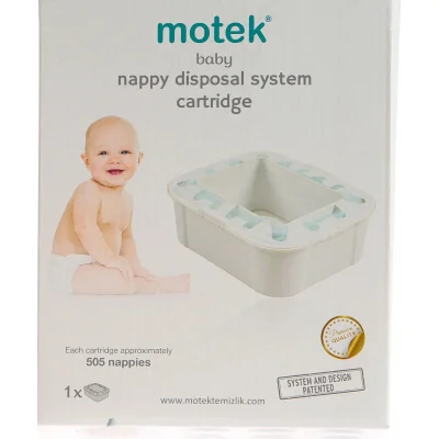 Motek Kirli Bebek Bezi Kartuşu, 505 Adet