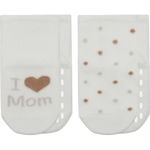 Bistyle Mom Dad Penye Kaymaz Soket Çorap, 2'li, Puan, Mom