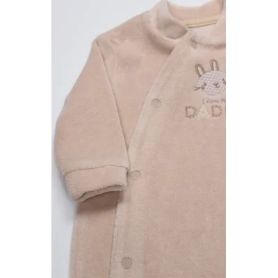 Bistyle Tulum Kadife I Love Daddy, Bej