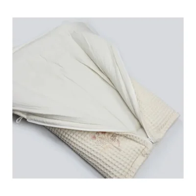 Bistyle Fermuarlı Natural Life Pike Battaniye Girl, Ekru