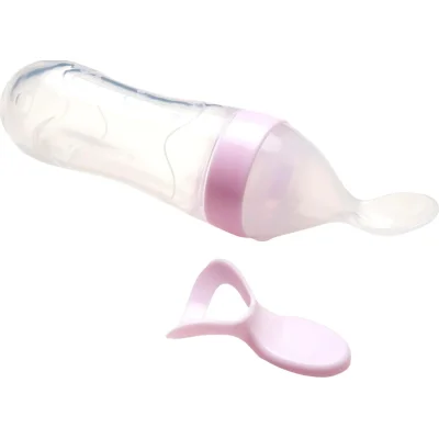 BabyJem Sıkmalı Kaşık, Pembe
