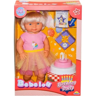 Sunman Bebelou Doğum Günü Bebeği, 40 cm