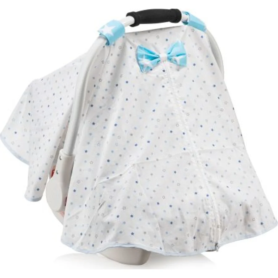 Moje Taşıma Koltuğu Ana Kucağı Örtüsü, Mavi, Mini Yıldız