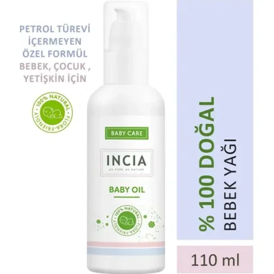 İncia Doğal Bebek Yağı, 110 ml