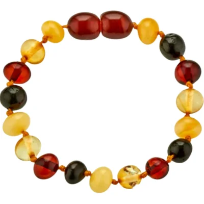 BabyJem Kehribar Bebek Bilekliği, Koyu Bal