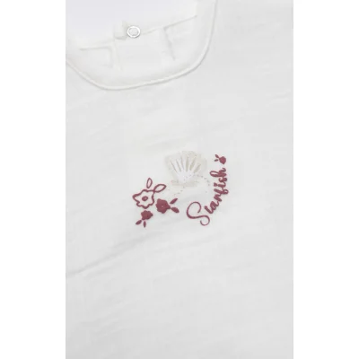 Bistyle 2li Takım Şort Müslin Starfish Wishes Pembe