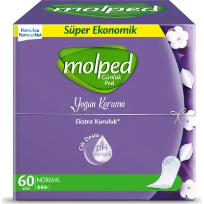 Molped Günlük Ped Yoğun Koruma Süper Eko 60 Adet