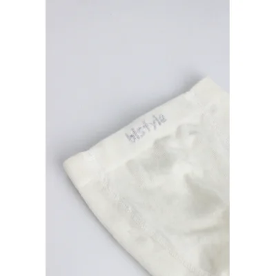 Bistyle Düz Külotlu Çorap, Tekli, Ekru