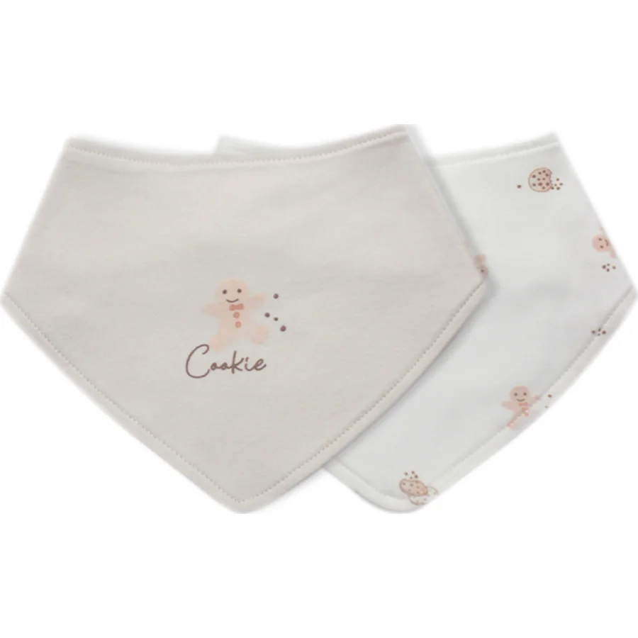 Bistyle 2li Fular Cookies Make Happy Ekru