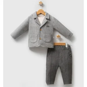 Tongs Baby Customary 3'lü Takım, Gri