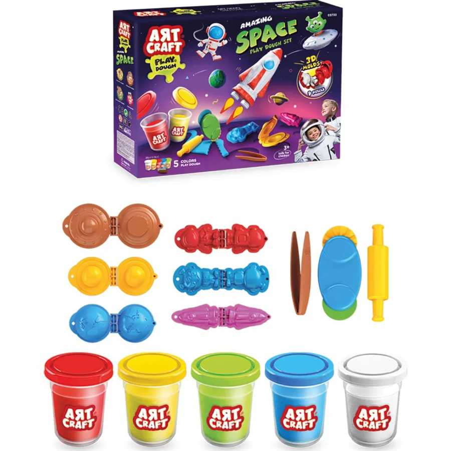 Art Craft İnanılmaz Uzay Oyun Hamuru