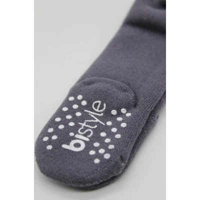 Bistyle Kaymaz Mix Havlu Külotlu Çorap, Tekli, Antrasit