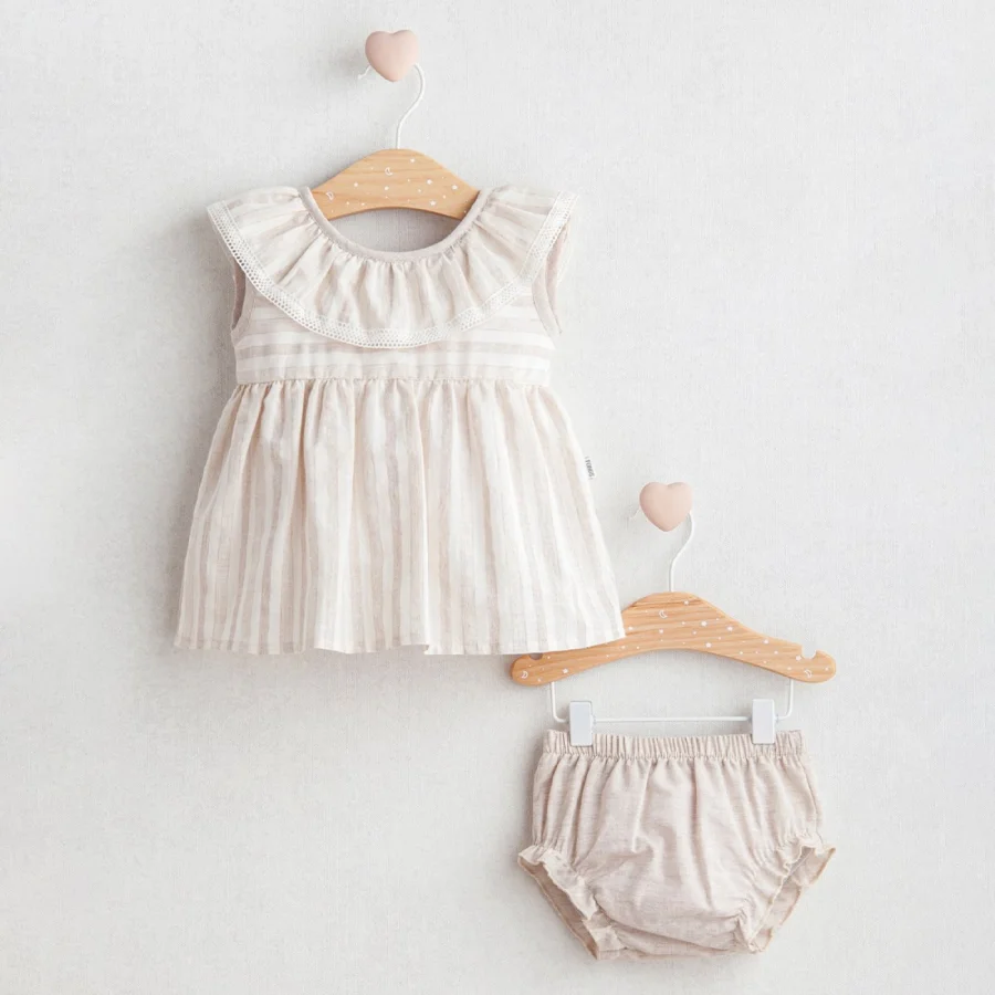 Tongs Baby Nostalgia Takım, 2'li, Bej