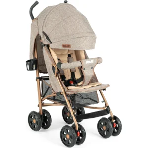 Moje Strong Baston Bebek Arabası Gold, Kahve