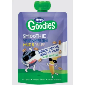 Hero Goodies Meyve Püresi, Yabanmersini, Muz, Yulaf, Havuç, 100 g