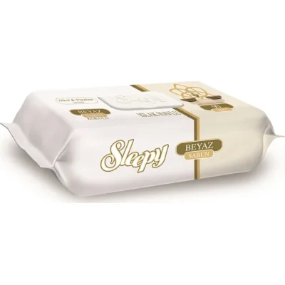 Sleepy Beyaz Sabun Kokulu Islak Havlu Mendil, 90 Adet