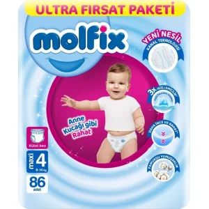 Molfix Külot Bez, 4 Beden, 86 Adet