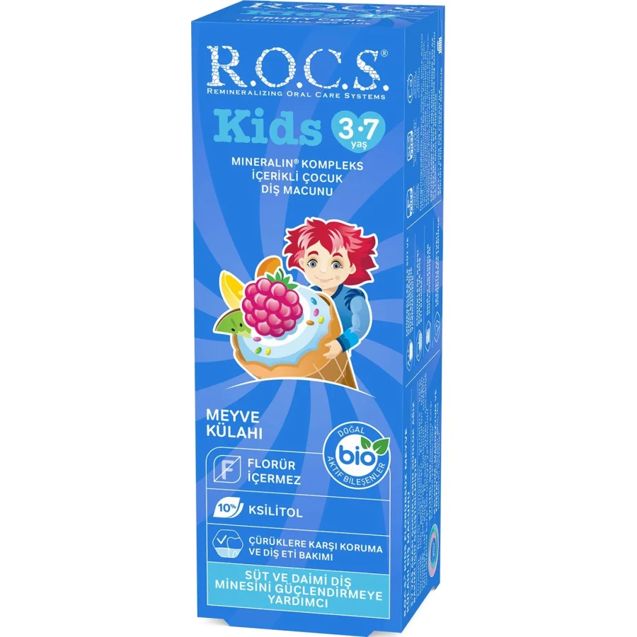 R.O.C.S. Kids Diş Macunu, 35 ml, Meyve Külahı