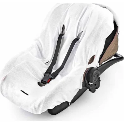 BabyJem Örme Havlu Ana Kucağı Kılıfı, Beyaz