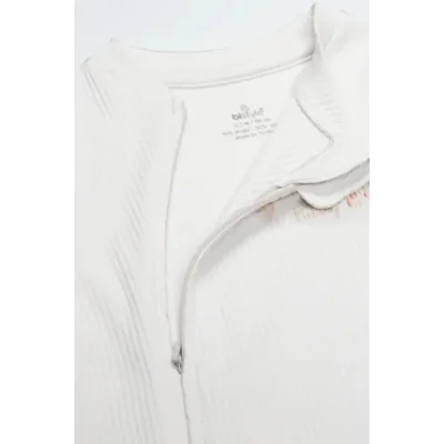 Bistyle Tulum Fermuarlı Modal Lovely Fishing, Ekru