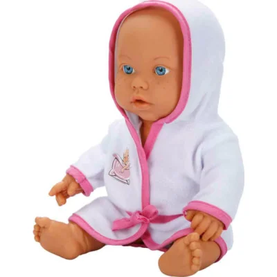 Sunman Bebelou Banyo Zamanı Bebek Seti, 35 cm