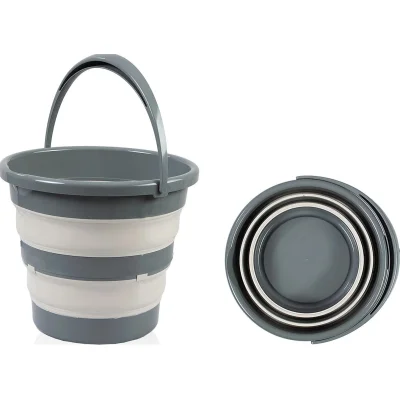 BabyJem Katlanır Banyo Küvet Seti, 5'li, Antrasit