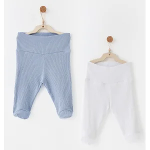 Andywawa Special Modal Pantolon, 2'li, Mavi, Beyaz